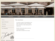 Tablet Screenshot of hotel-seethaler.de